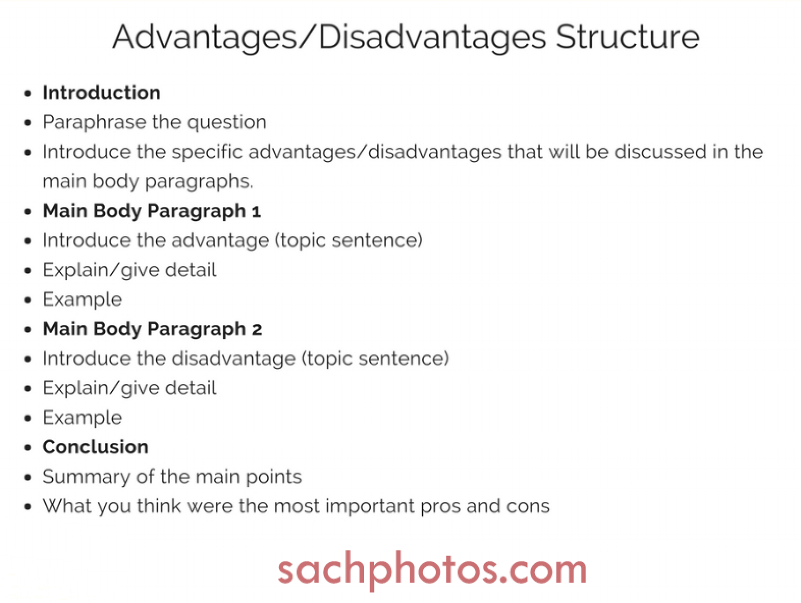 advantages and disadvantages essay how to write